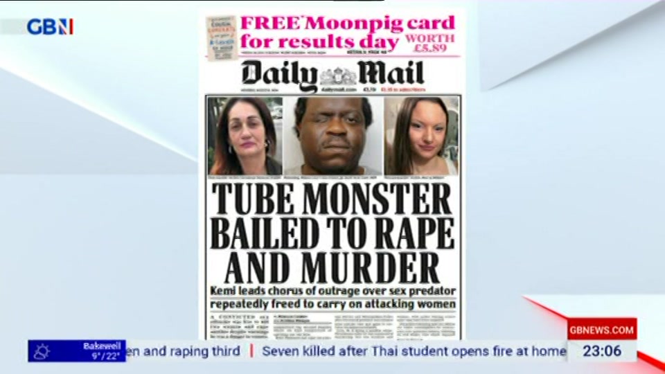 Still from GB News at 6:00