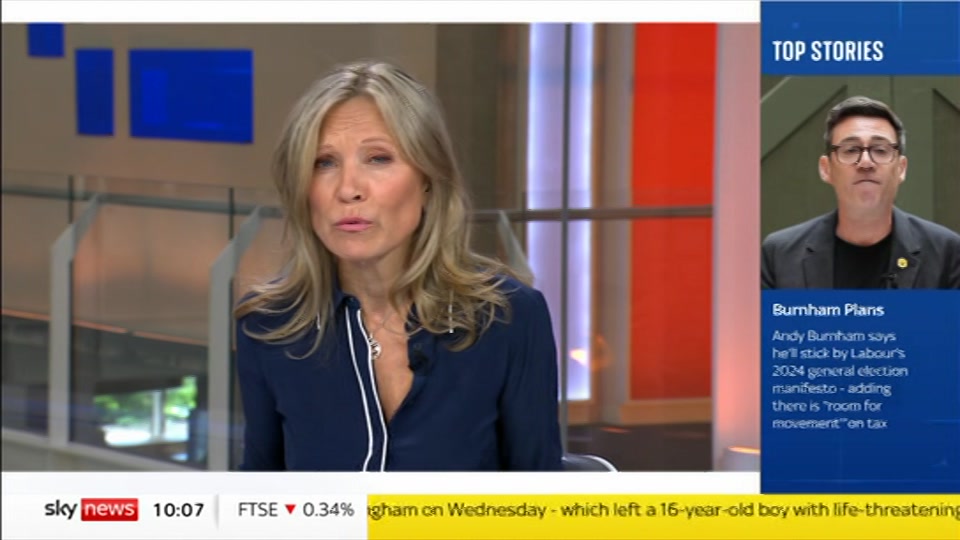 Broadcast still at 8m. Sky News, Sky News Today with Sam Washington, 3 July 2026.