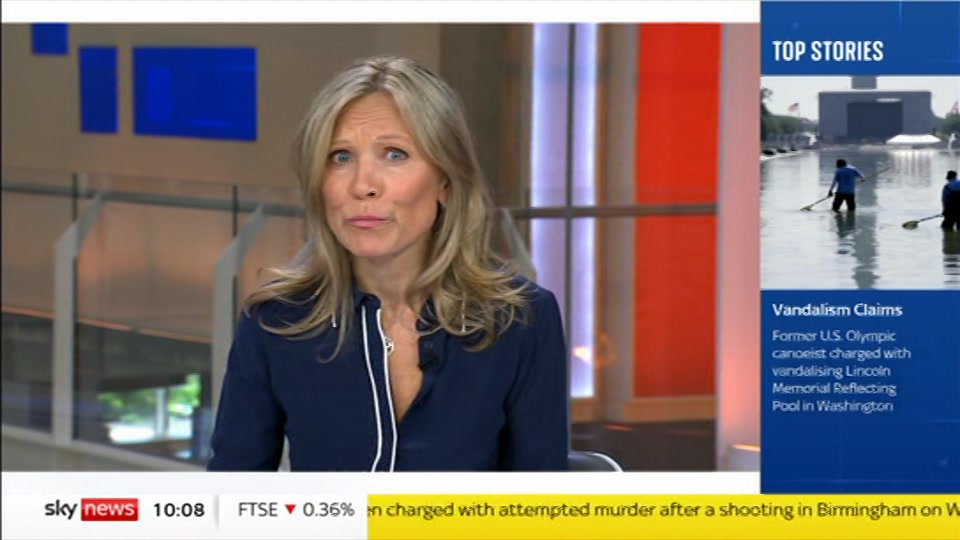 Broadcast still at 9m. Sky News, Sky News Today with Sam Washington, 3 July 2026.