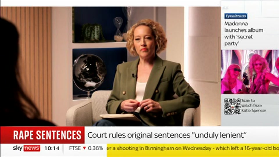 Still from Sky News at 15:00