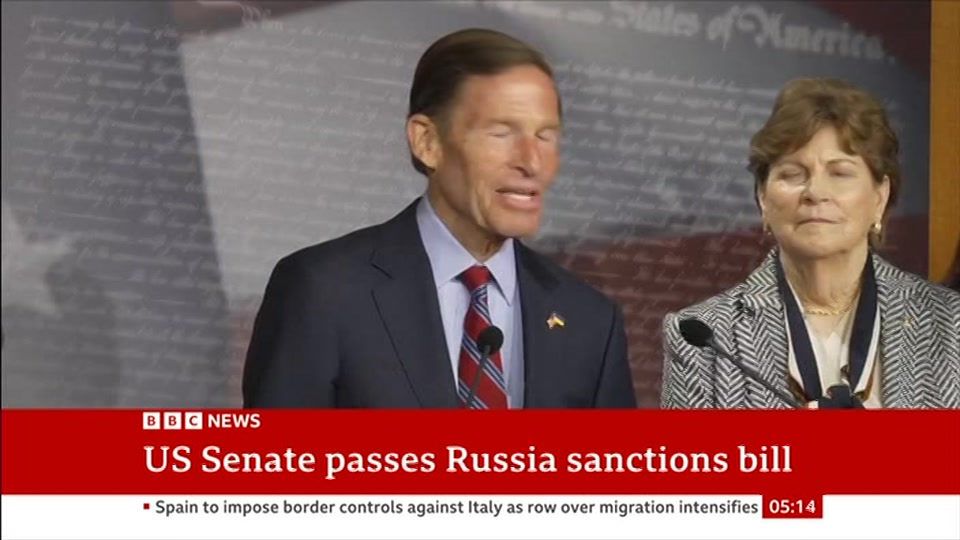 Still from BBC News at 14:00