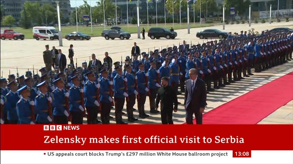 Still from BBC News at 8:00