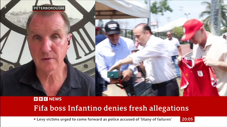Still from BBC News at 5:00