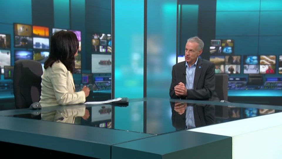 Broadcast still at 10m. ITV1, ITV Lunchtime News, 14 July 2026.