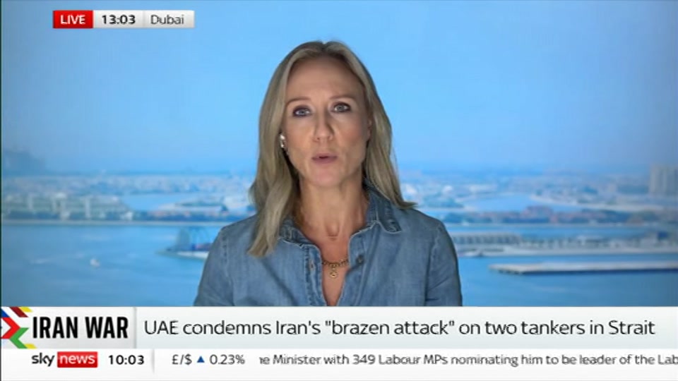 Still from Sky News at 3:00