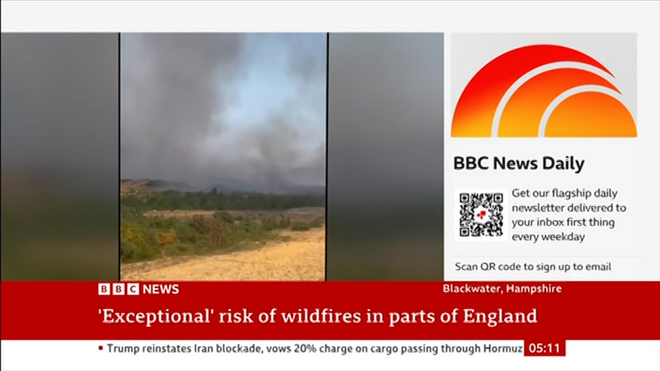 Still from BBC NEWS at 11:00