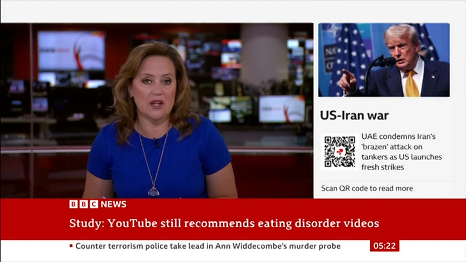 Still from BBC NEWS at 22:00