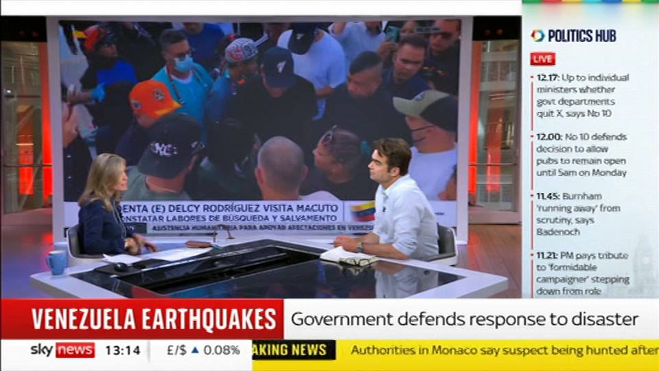 Still from Sky News at 15:00