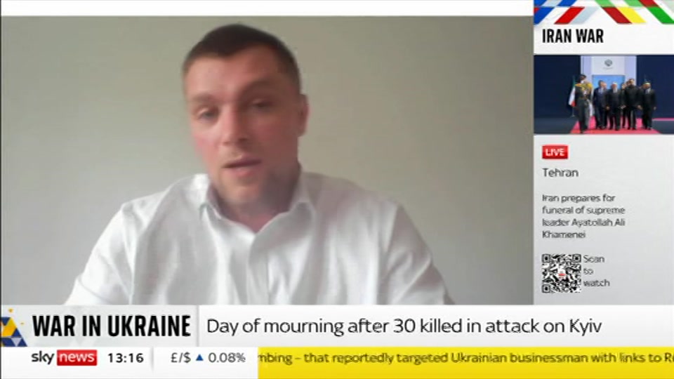 Broadcast still at 17m. Sky News, Sky News Today, 3 July 2026.