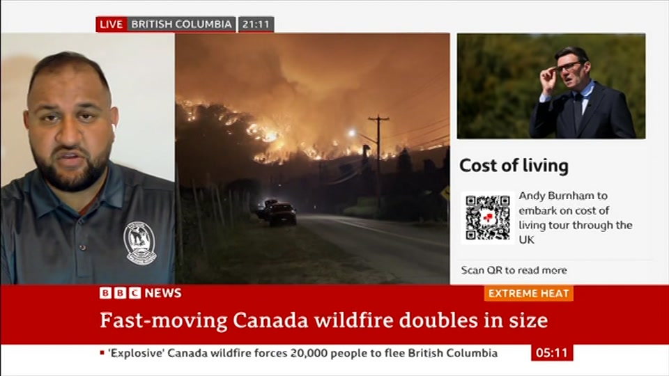 Still from BBC News at 11:00