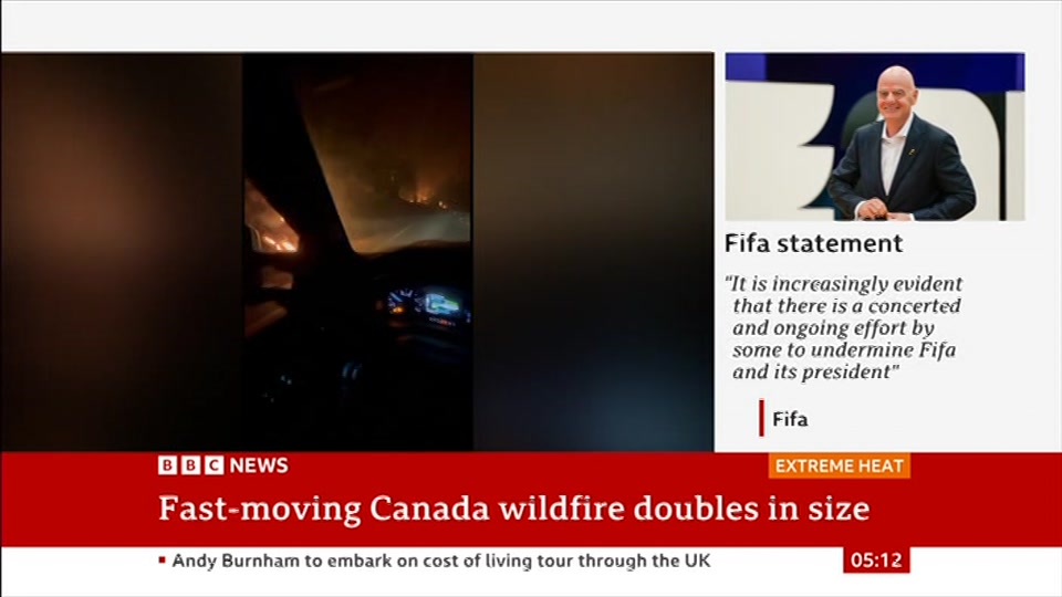 Still from BBC News at 12:00