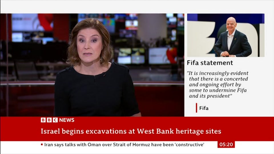 Still from BBC News at 20:00