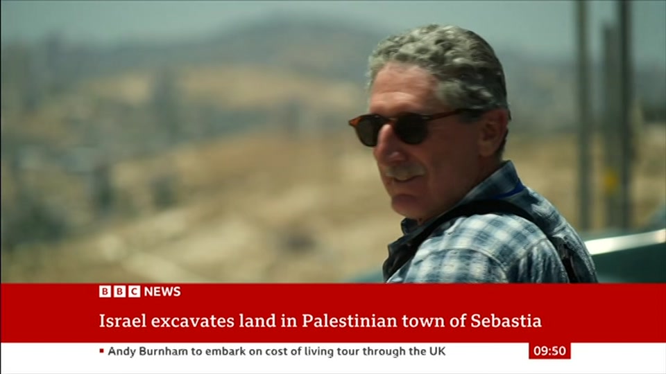 Broadcast still at 50m. BBC ONE West, BBC News, 9 August 2026.
