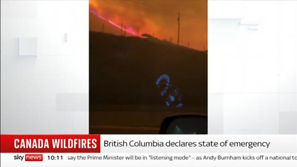Still from Sky News at 11:00