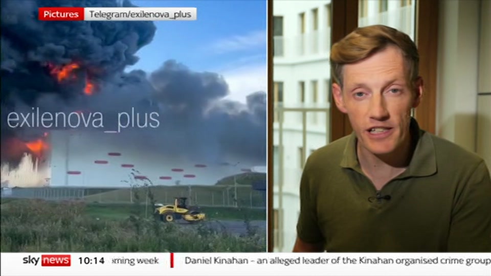 Still from Sky News at 14:00