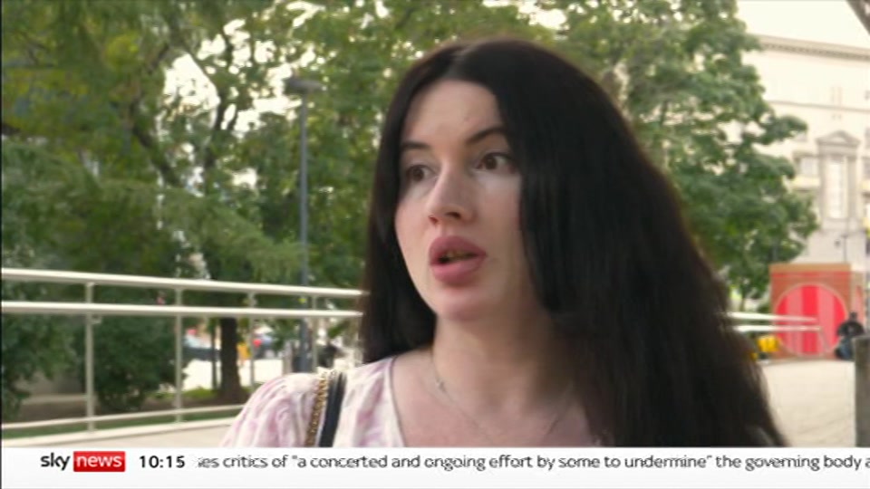 Broadcast still at 15m. Sky News, Sky News Today With Matt Barbet, 9 August 2026.