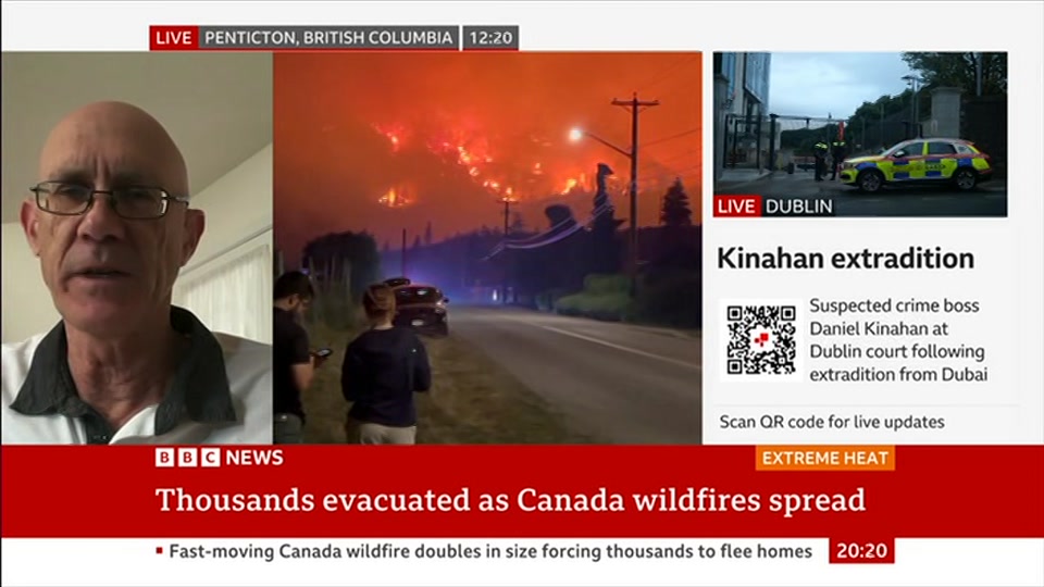 Broadcast still at 20m. BBC NEWS, BBC News, 9 August 2026.