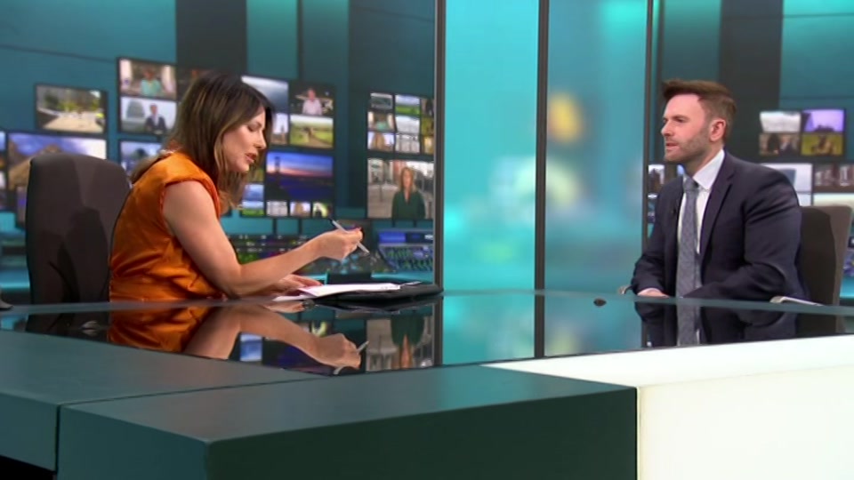 Broadcast still at 14m. ITV1, ITV Lunchtime News, 3 July 2026.