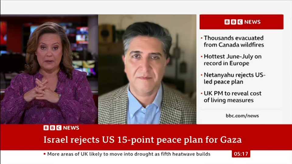 Still from BBC News at 17:00