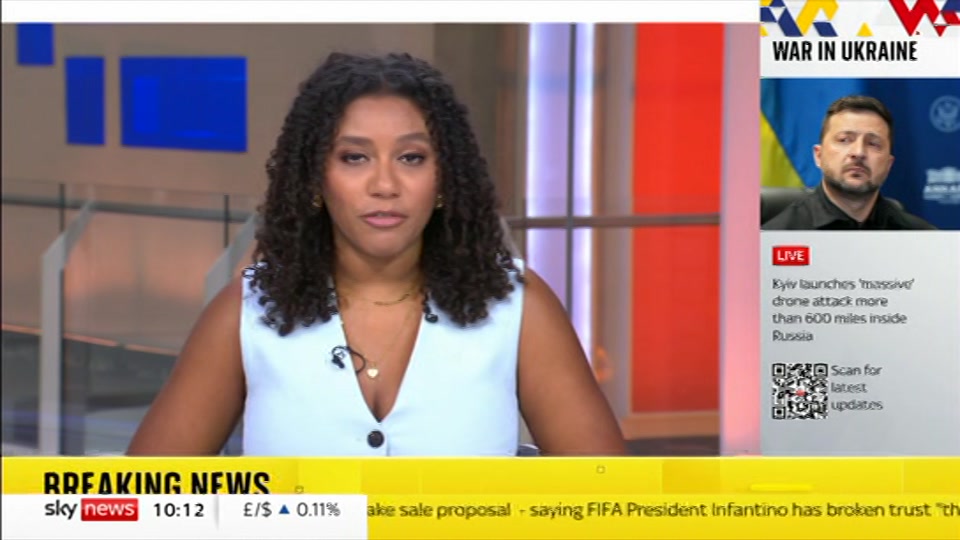 Still from Sky News at 12:00