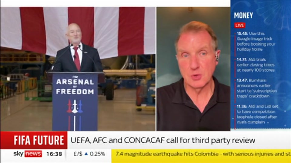 Still from Sky News at 8:00
