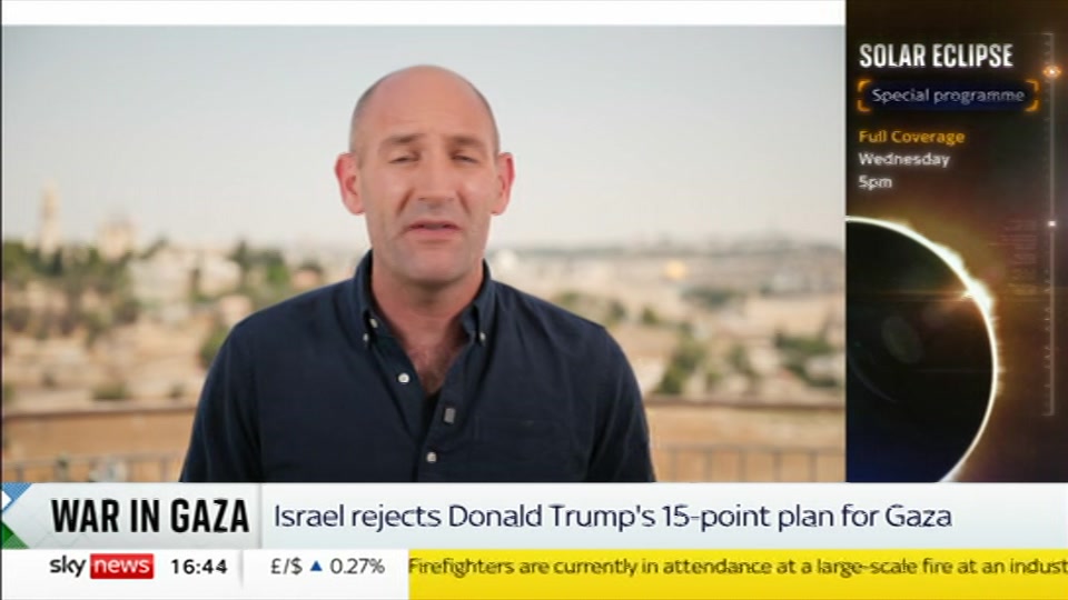 Still from Sky News at 14:00