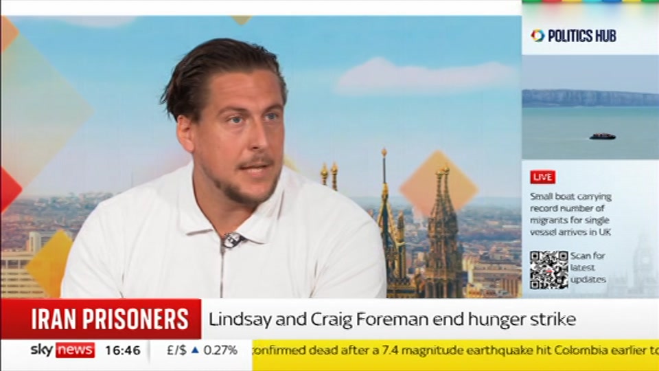 Broadcast still at 16m. Sky News, Sky News Today with Jayne Secker, 10 August 2026.