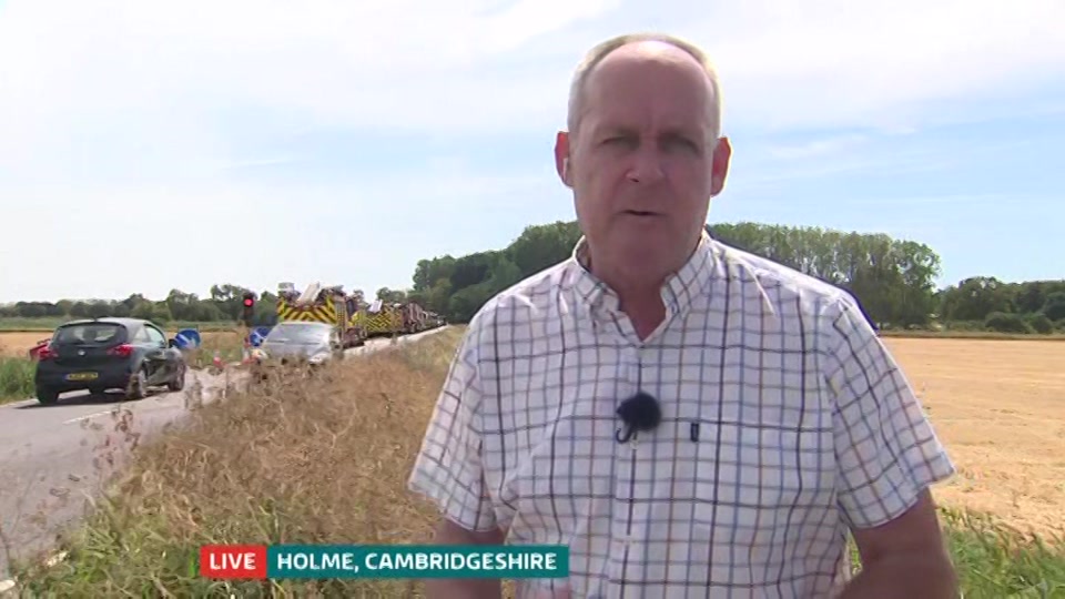 Broadcast still at 3m. ITV1, ITV Lunchtime News, 10 August 2026.