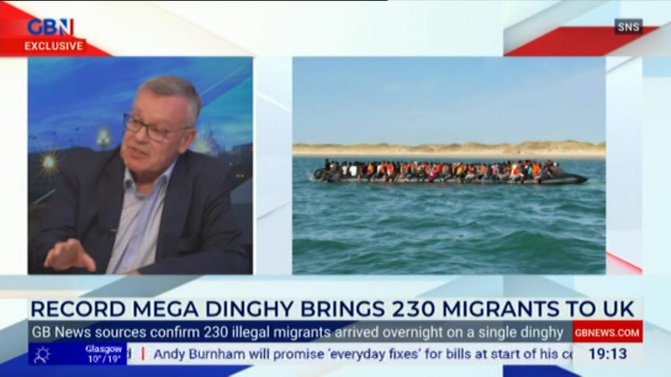 Still from GB News at 13:00