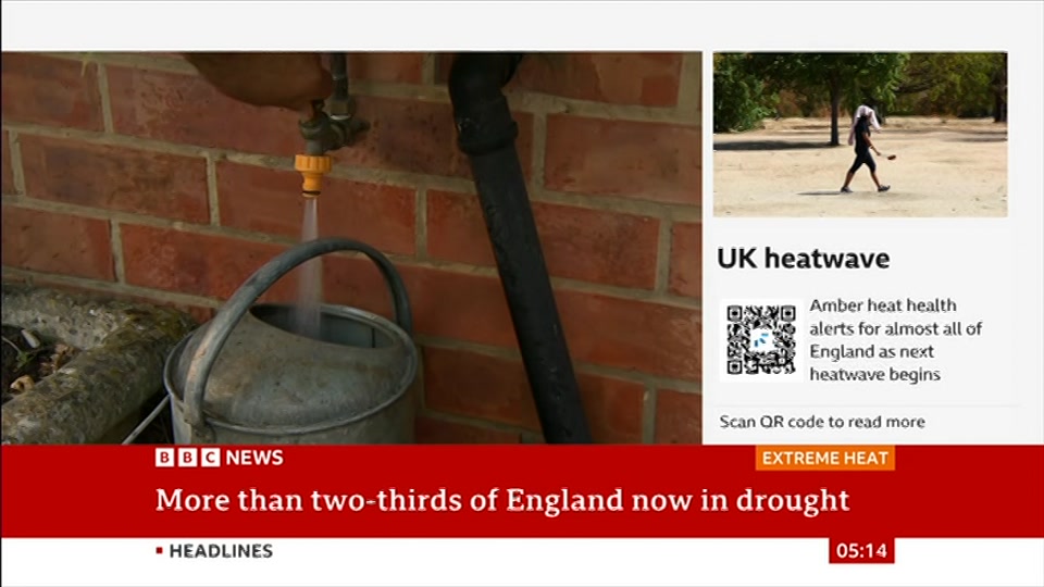 Broadcast still at 14m. BBC NEWS, BBC News, 11 August 2026.