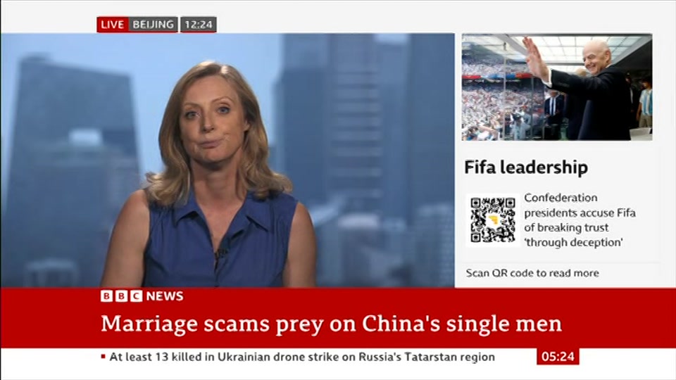 Still from BBC News at 24:00
