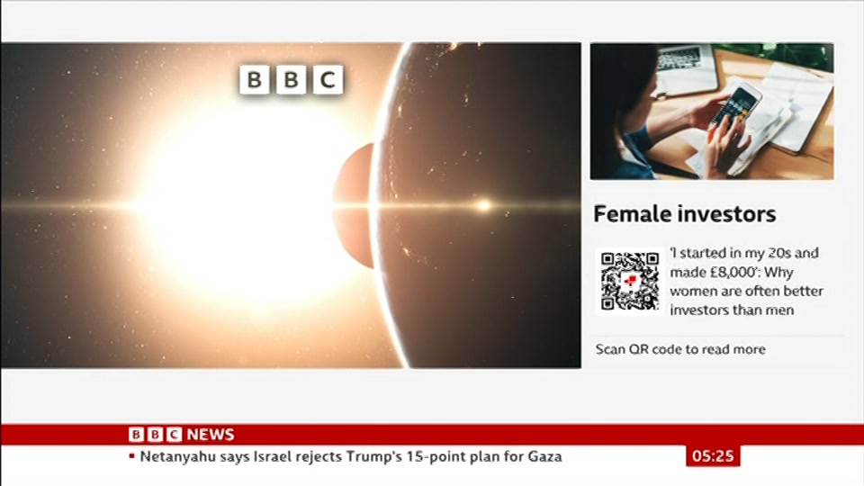 Broadcast still at 25m. BBC NEWS, BBC News, 11 August 2026.