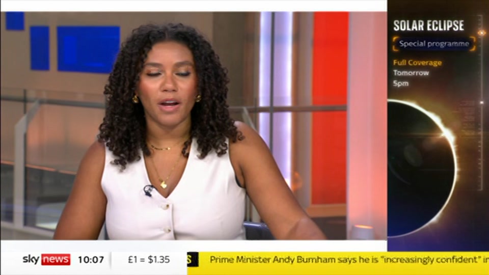Still from Sky News at 7:00