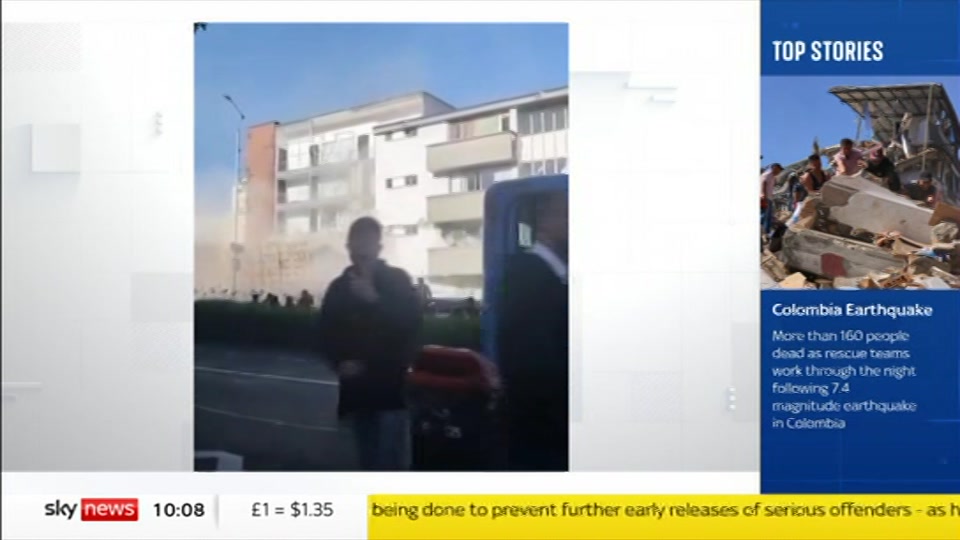 Still from Sky News at 8:00