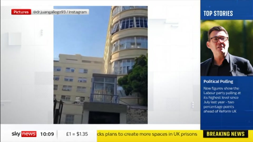 Broadcast still at 9m. Sky News, Sky News Today with Gareth Barlow, 11 August 2026.