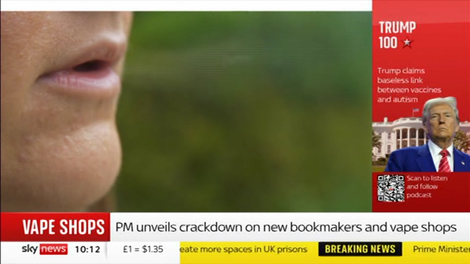 Still from Sky News at 12:00