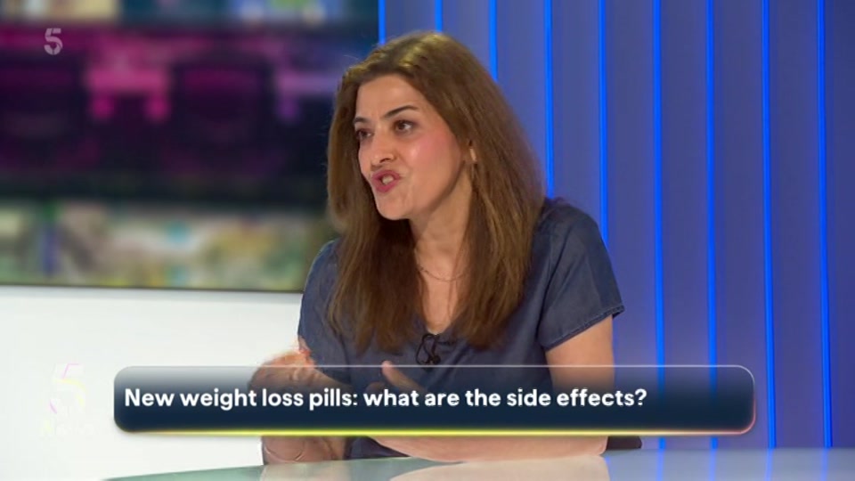 Broadcast still at 43m. 5, 5 News with Dan Walker, 11 August 2026.