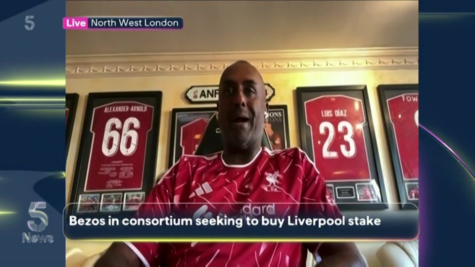 Broadcast still at 47m. 5, 5 News with Dan Walker, 11 August 2026.