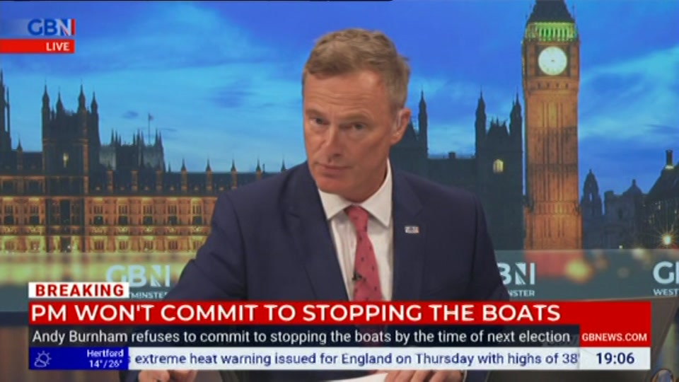 Still from GB News at 6:00