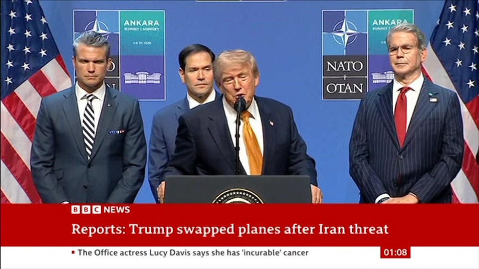 Still from BBC News at 8:00