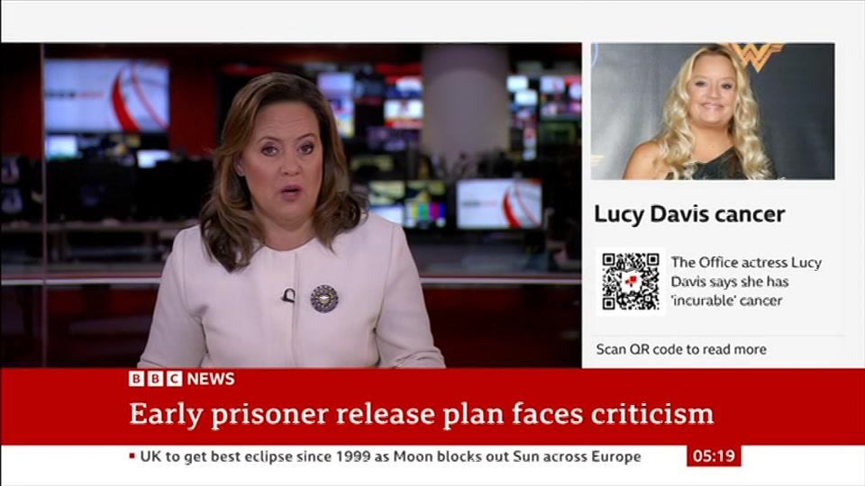 Still from BBC News at 19:00