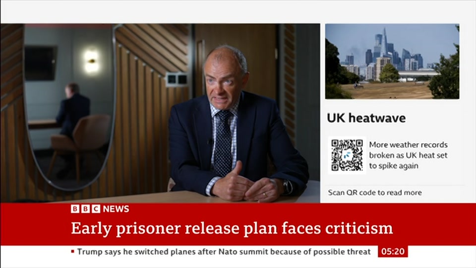 Broadcast still at 20m. BBC NEWS, BBC News, 12 August 2026.