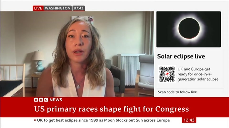 Broadcast still at 13m. BBC NEWS, BBC News Now, 12 August 2026.