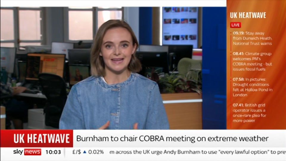 Still from Sky News at 3:00