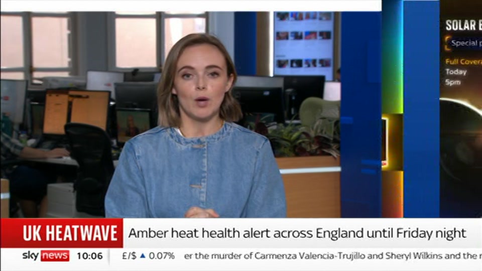 Broadcast still at 6m. Sky News, Sky News Today with Gareth Barlow, 12 August 2026.
