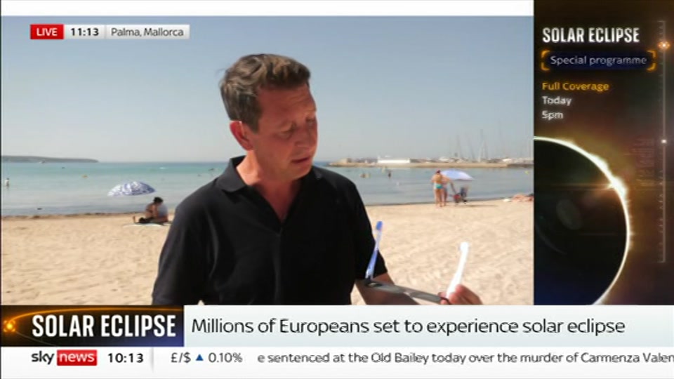 Broadcast still at 13m. Sky News, Sky News Today with Gareth Barlow, 12 August 2026.