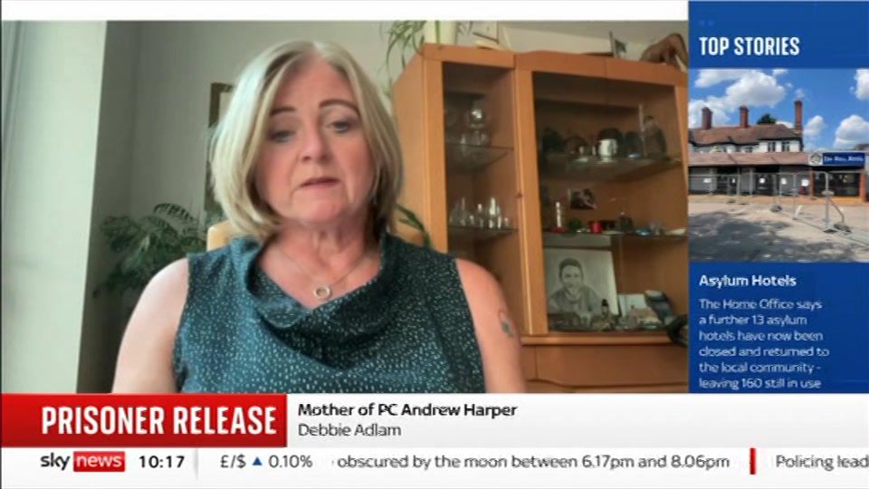 Still from Sky News at 17:00
