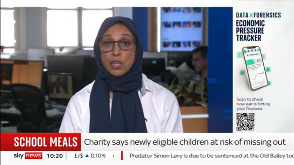 Broadcast still at 20m. Sky News, Sky News Today with Gareth Barlow, 12 August 2026.