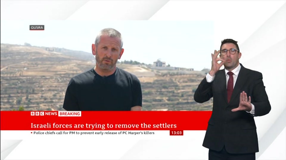 Still from BBC News at 3:00