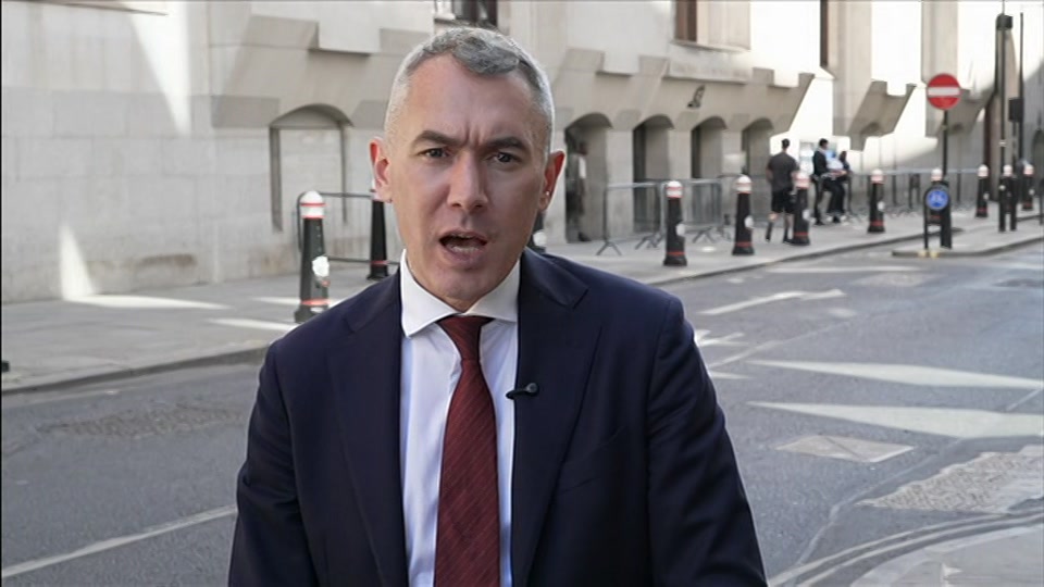 Broadcast still at 13m. BBC ONE West, BBC News, 12 August 2026.